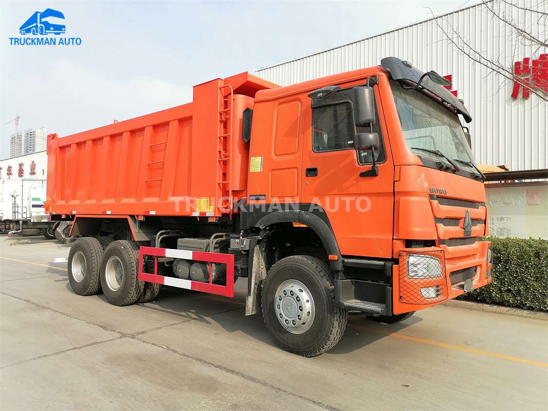 EURO 2 Engine 371HP SINOTRUK HOWO Dump Truck For Philippines