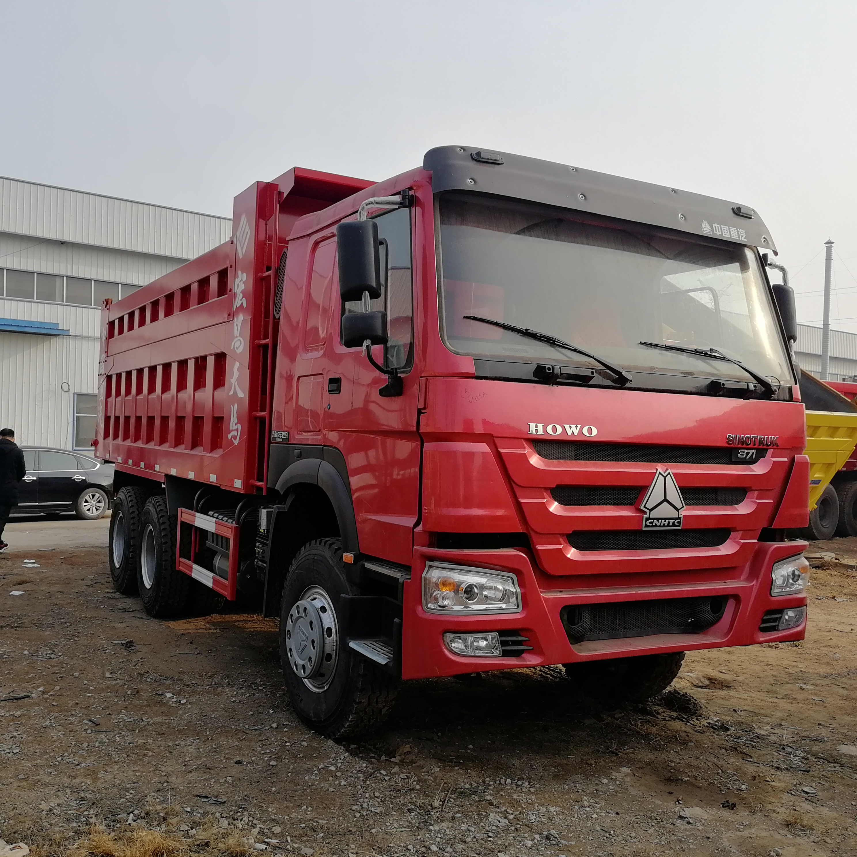 Howo used dump truck for mining and construction