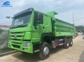 Used SINOTRUK HOWO Dump Truck With New Tire Cabin Cargo Box