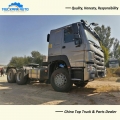 10 Wheel SINOTRUCK HOWO 371HP Truck Head For Angola