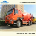 10 Wheel SINOTRUK HOWO 9m3 Concrete Mixer Truck