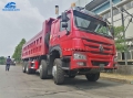 8x4 SINOTRUK HOWO 12 Wheel Dump Truck With 50 Tons Loading Capacity