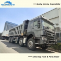 12 Wheels SINOTRUK HOWO 400HP Tipper Truck For Guyana 