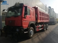 10 Wheel SINOTRUK HOWO 371HP Dump Truck With Strong Bumper
