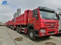 371HP SINOTRUK HOWO Dump Truck With 18m3 Cargo Box