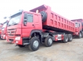 SINOTRUK HOWO 371HP 8x4 Tipper Truck With 12.00R20 Tyre