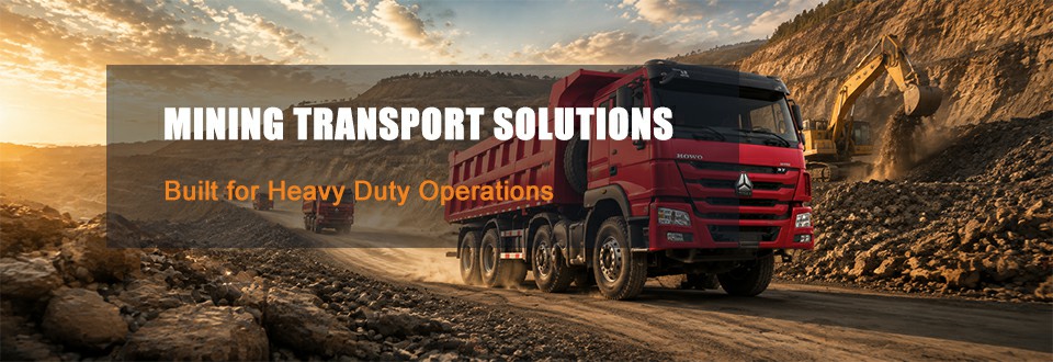 HOWO mining dump trucks for Africa mining transportation