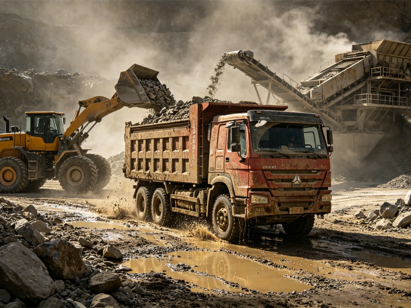 Dump Truck Short-distance haulage within the mining area