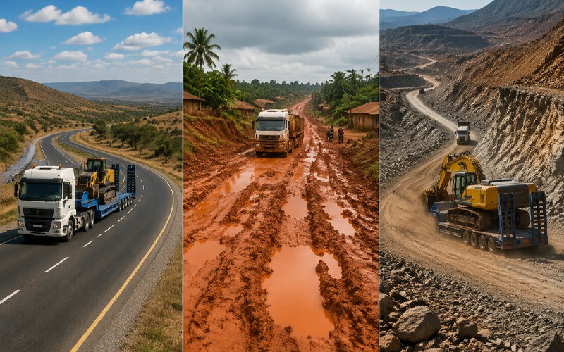 Varied Road Conditions in Africa