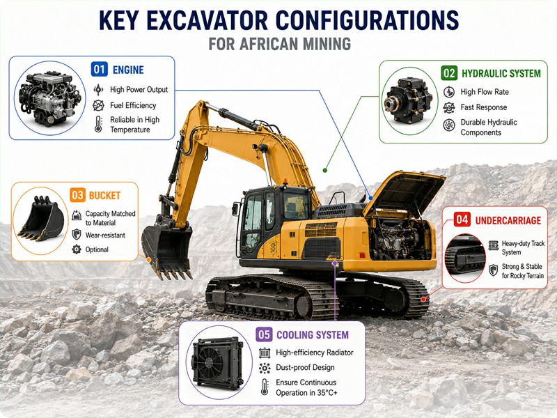 Key Configurations of Excavators