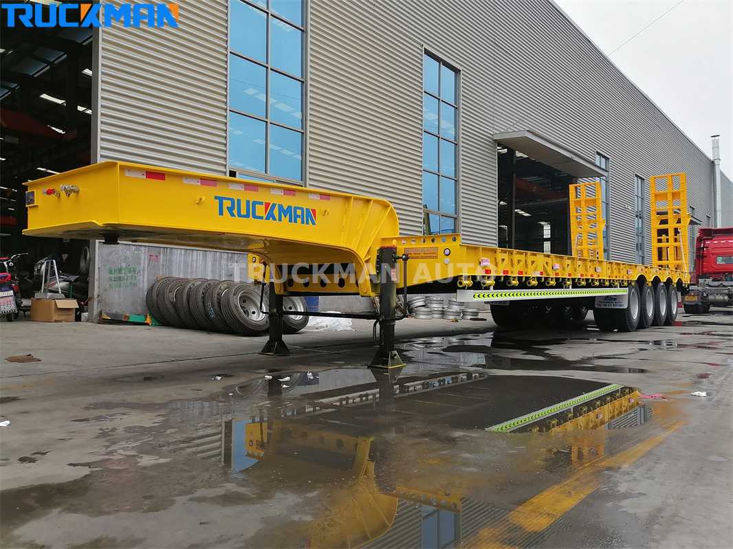 4 axle low bed trailer