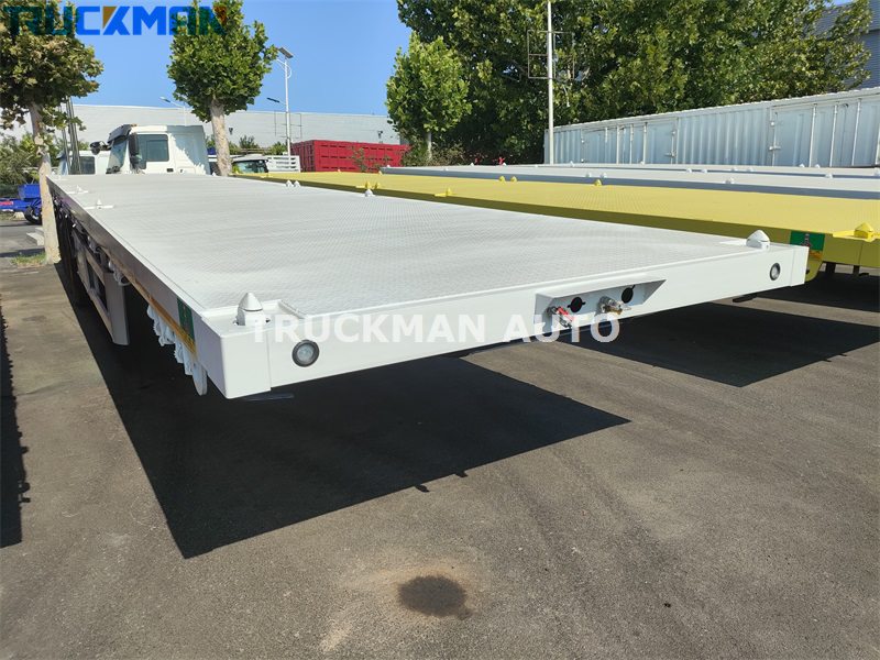 3 axles flatbed trailer