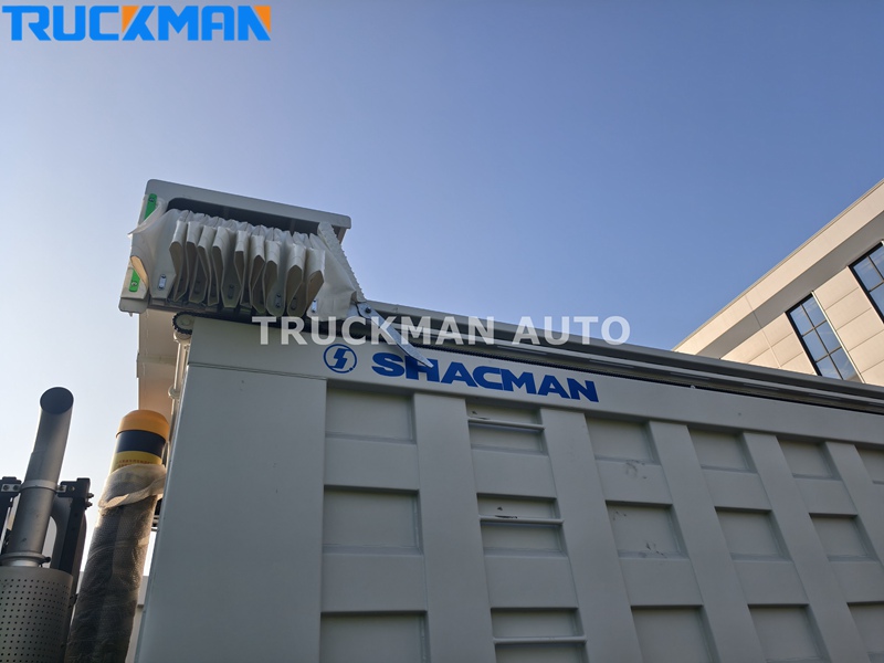 SHACMAN X3000 Tipper Truck Electric Tarpaulin