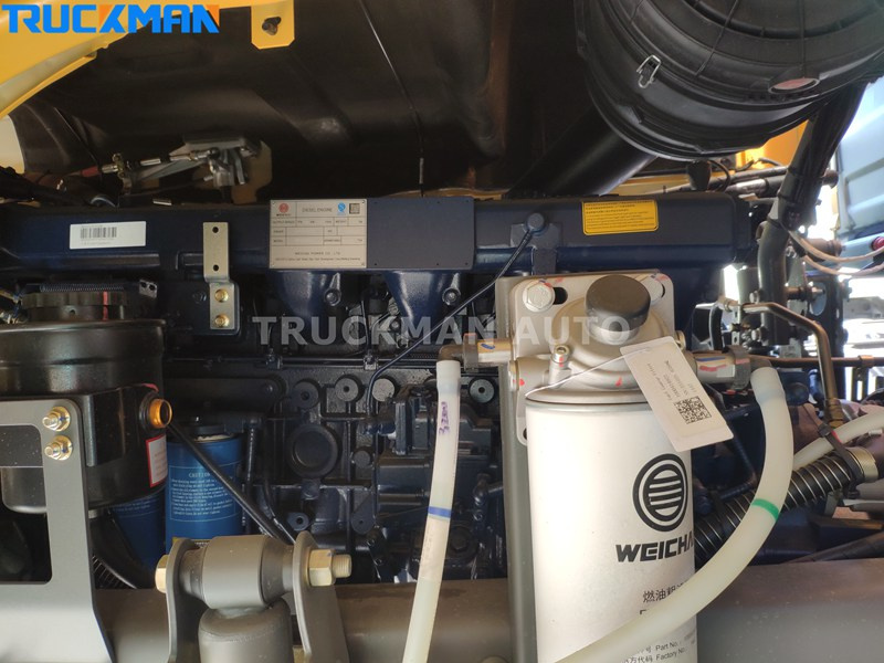 8X4 400HP SINOTRUK HOWO Container Side Loader Truck Engine