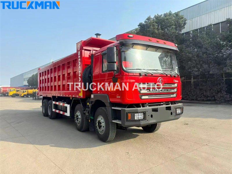 SHACMAN F3000 12 Wheels 8X4 400HP Dump Truck - Guinea Export Model Full View
