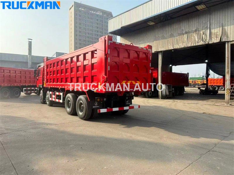 SHACMAN F3000 8X4 Dump Truck - Chassis Protection for Simandou's Harsh Road Conditions