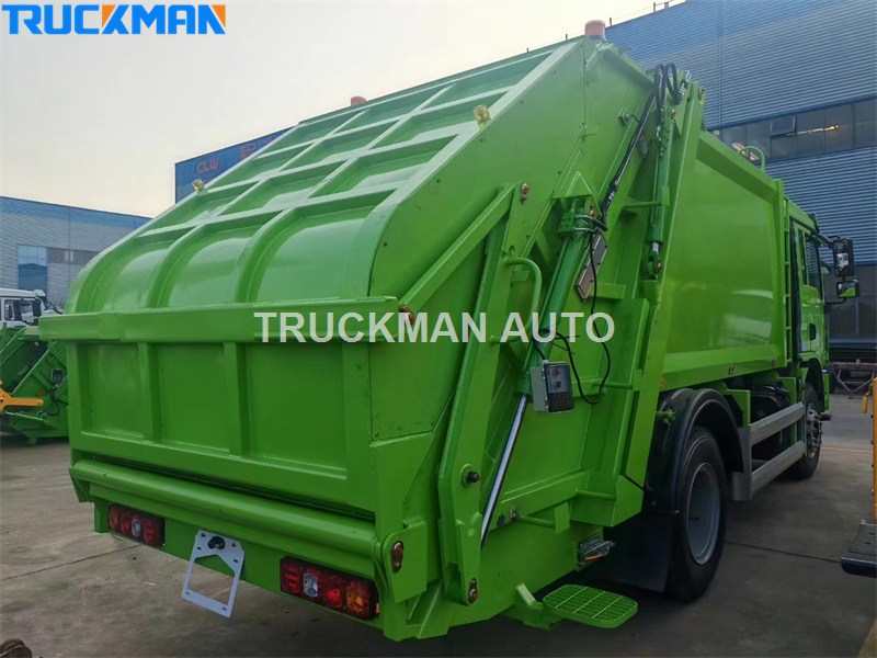 SHACMAN 4x2 compactor garbage truck