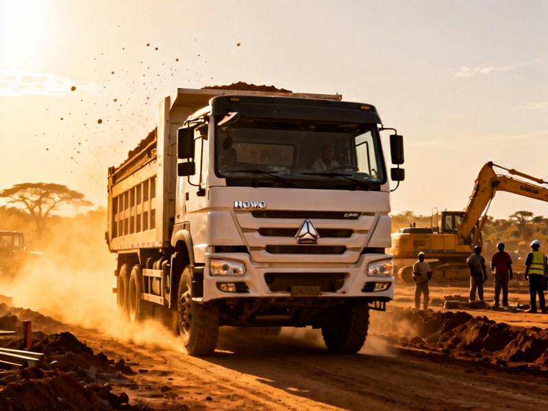 dump truck for Africa