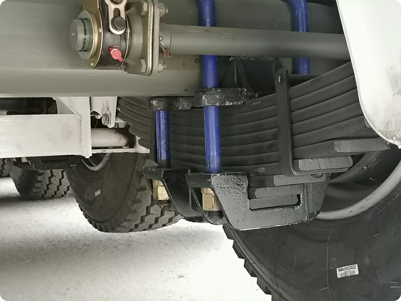4 Axle Lowboy Semi Trailer Suspension System