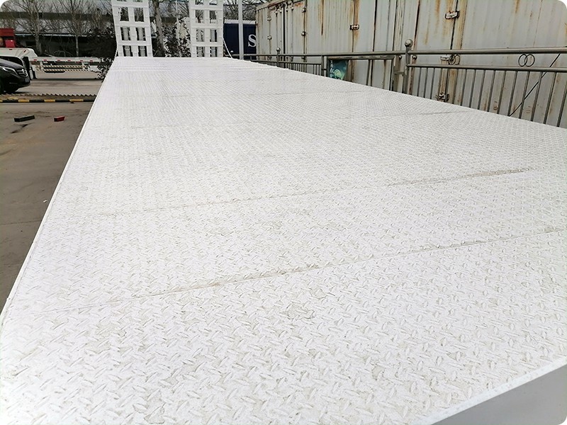 4 Axle Lowboy Semi Trailer Flat Deck
