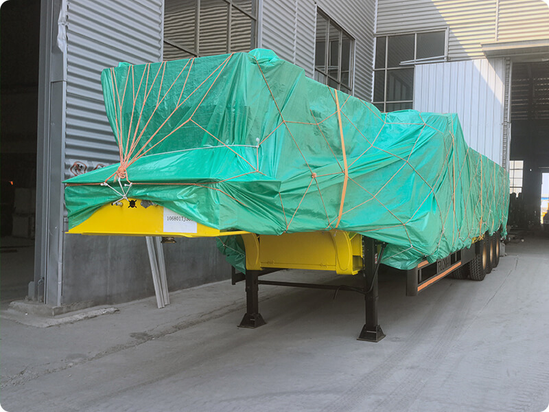 Shipment of low‑flat semi‑trailer