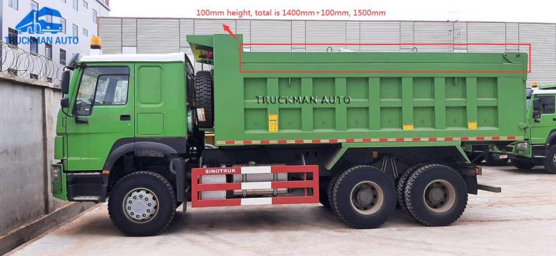 Sinotruk Howo 18 Cubic Tipper Truck For Ghana
