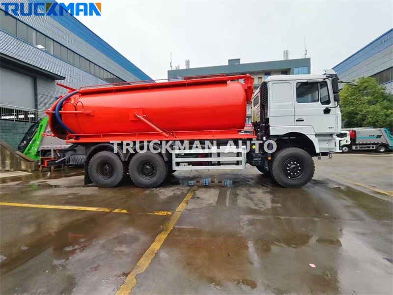 SHACMAN sewage suction truck