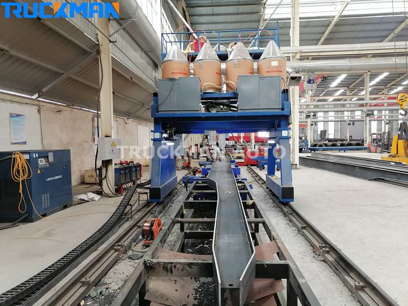 Container Flatbed Trailer