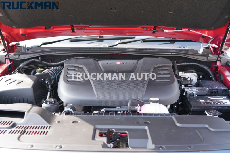 Pickup truck engine