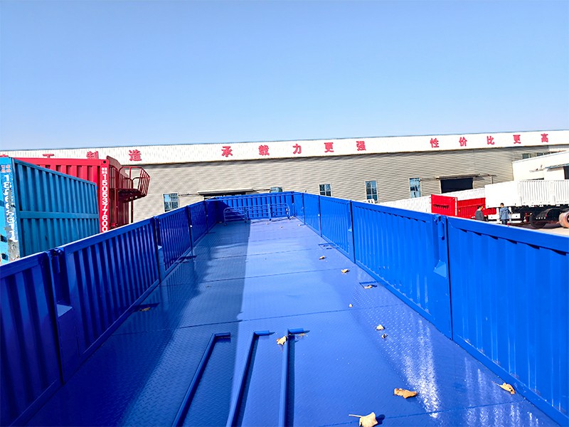 3 Axles 60 Tons Side Wall Trailer Cargo Body