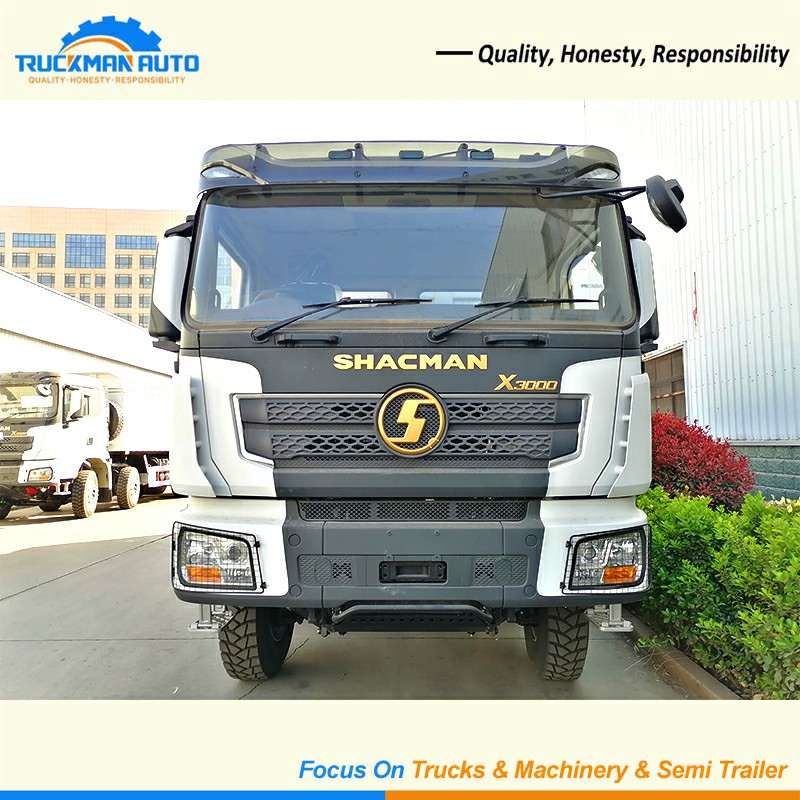 SHACMAN X3000 8X4 Dump Truck Front View_shen