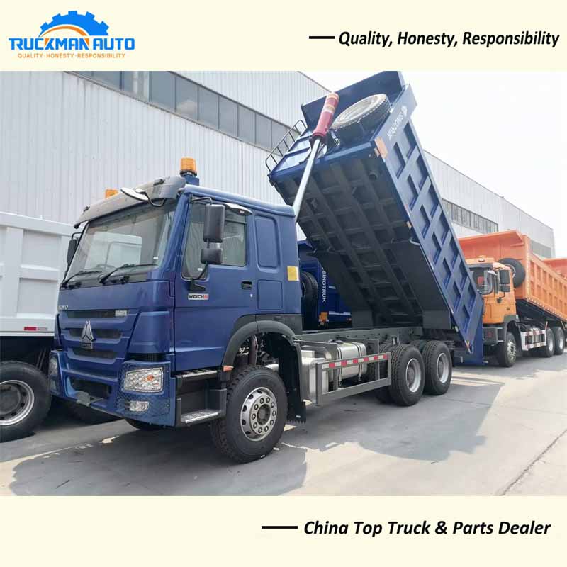 All Wheel Drive SINOTRUCK 380HP Dump Truck For Guyana