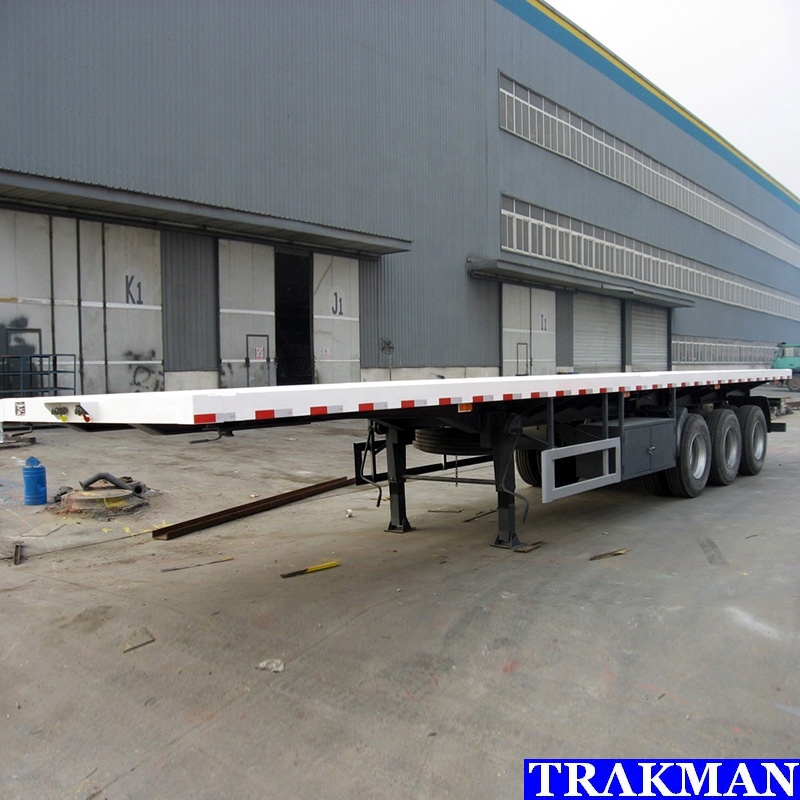 TRΛKMAN Brand Flatbed Container Semi Trailer