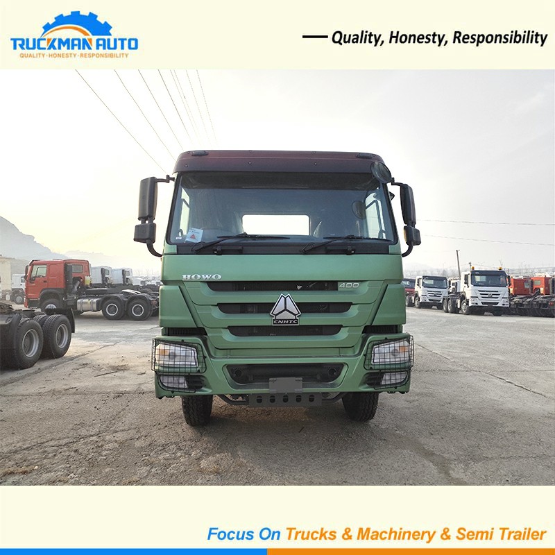 HOWO 400HP Tractor Truck Front View_shen