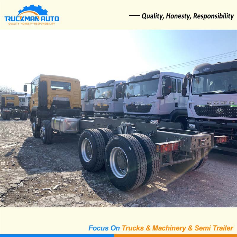 HOWO TX 8X4 371HP 12 Wheels Cargo Truck Chassis Van Truck