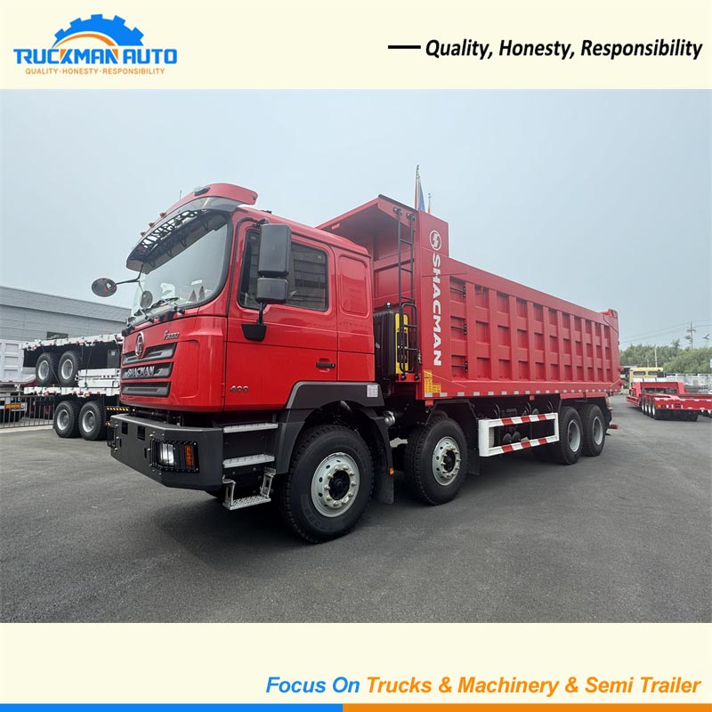 SHACMAN F3000 8x4 400HP 50 Tons Tipper Truck To Guinea