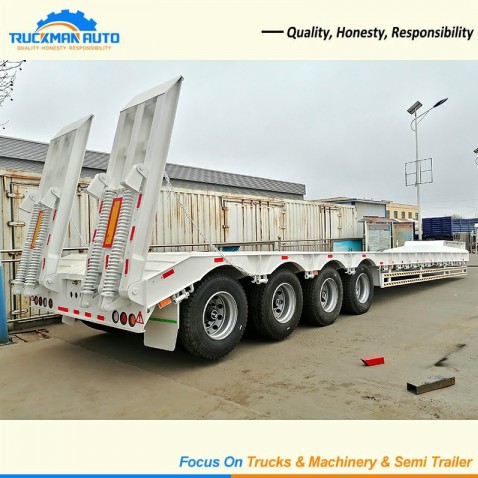 4 Axle Lowboy Semi Trailer Right Thumbnail Image