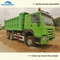 6x4 Sino Truck Dump Truck With 13R22.5 Tire For Ghana