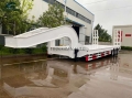 3 Line 6 Axle 80 Tons Low Bed Semi Trailer For Sale