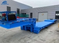 80 Tons Detachable Gooseneck Low Bed Trailer