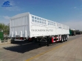60 Tons Drop Side Wall Trailer For Bulk Cargo Transportation