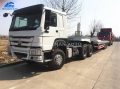 3 Axle 70 Tons Lowbed Semi Trailer For Senegal