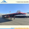 3 Axles 50 Tons Container Flatbed Trailer For Transport 20/40/45FT Container