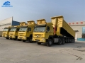 TRUCKMAN Brand 6 Axle 40m3 Dump Trailer For Ghana