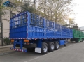 60 Tons 3 Axle Fence Semi Trailer For Senegal