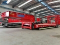 TRUCKMAN AUTO Brand 100 Tons 2 Line 4 Axle Low Bed Trailer