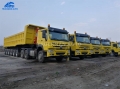 TRUCKMAN AUTO 9 Axles 45 Cubic Meters Dump Tipper Trailer Truck For Ghana