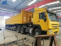 SINOTRUCK HOWO 9 Axles 45m3 Truck For Bauxite Transport