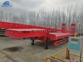 3 Axle 70 Tons Low Bed Semi Trailer With 1 Year Warranty