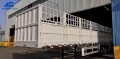 60 Tons Cargo Fence Semi Trailer For Cocoa Soybean Transport